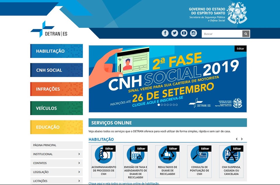 Segunda fase do CNH Social 2019 já tem mais de 44 mil inscritos 1