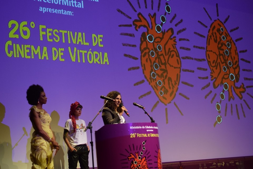 Jaqueline Moraes participa da abertura do 26º Festival de Cinema de Vitória 1